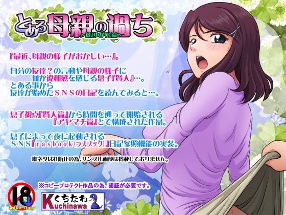 とある母親の過ち〜縁篇〜｜評価4.53(57件)・同人作品レビュー【18禁】