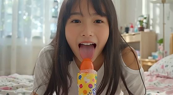 ひたすらキャンディを舐める動画集 No.01（AI生成アニメーション）（配信停止）｜同人作品レビュー【18禁】