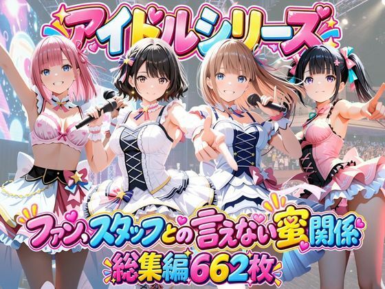 アイドルシリーズ ファン、スタッフとの言えない蜜関係 総集編662枚｜同人作品レビュー【18禁】
