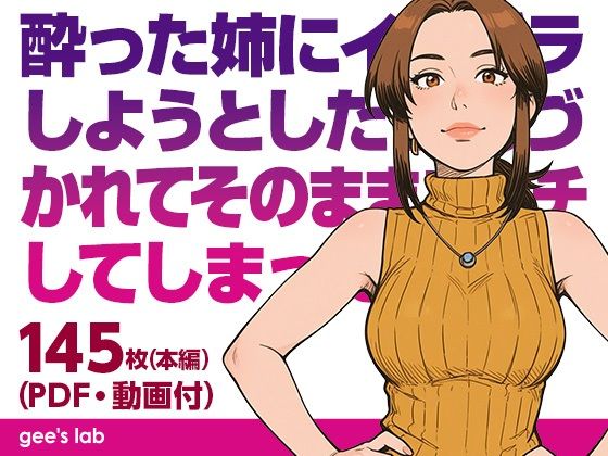 酔った姉にイタズラしようとしたら気づかれてそのままエッチしてしまった（本編画像145枚・動画6本・PDF）｜同人作品レビュー【18禁】