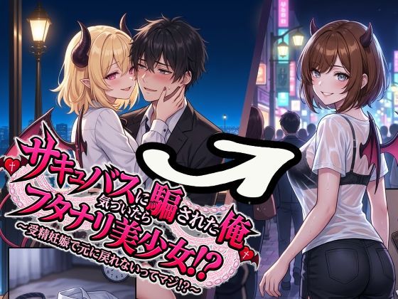 サキュバスに騙された俺気づいたらフタナリ美少女！？〜受精妊娠で元に戻れないってマジ！？〜｜同人作品レビュー【18禁】