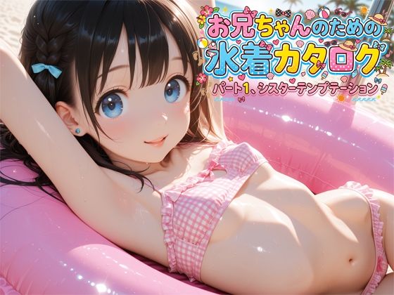 お兄ちゃんのための水着カタログ  パート1  シスターテンプテーション｜同人作品レビュー【18禁】