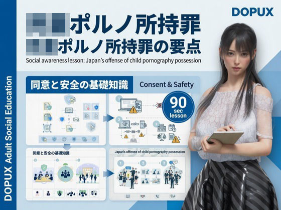 【△20】パンチラガチャ★二階堂 沙耶 大学に進学し強豪予備校『DOPUX（ドピュックス）』で社会人向け講座（性犯罪）を教える名物講師に！（Vol.017:○○…｜同人作品レビュー【18禁】